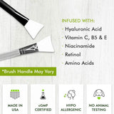 Ebanel charcoal peel off face mask black gel with applicator brush, blackhead remover 3.52 fl oz bottle - view 5