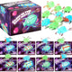 Axbotoy 24-Pack Glow-in-the-Dark Bug Toys with Valentine's Day Cards